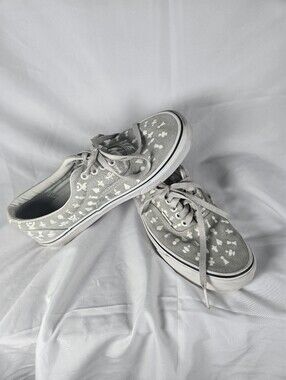 Vans Era Low Grey Suede UFO / Alien Pattern Sneakers